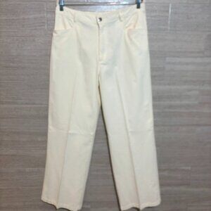 NWOT WeWoreWhat Cream White Corduroy Wide Leg Pants Trousers